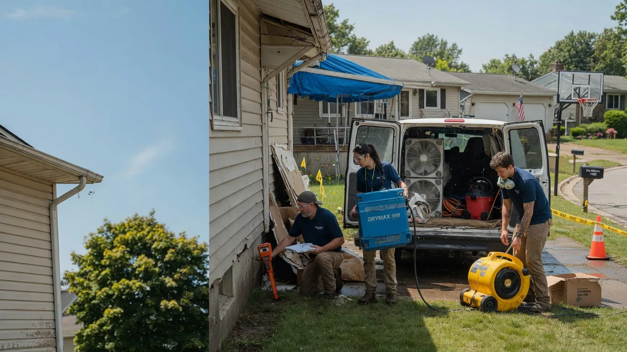 Ceiling Leak Cleanup in Maeystown, IL near me