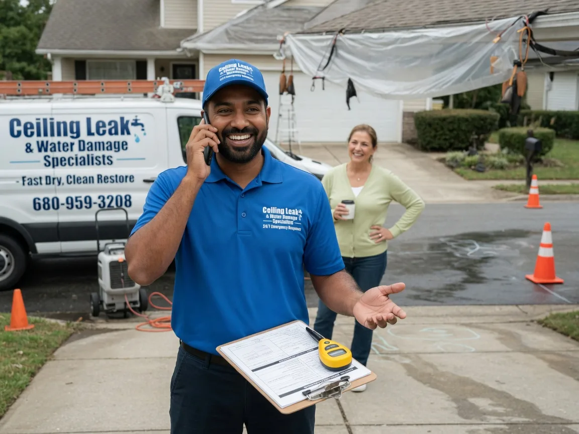 Ceiling Leak Cleanup Maeystown, IL FAQs